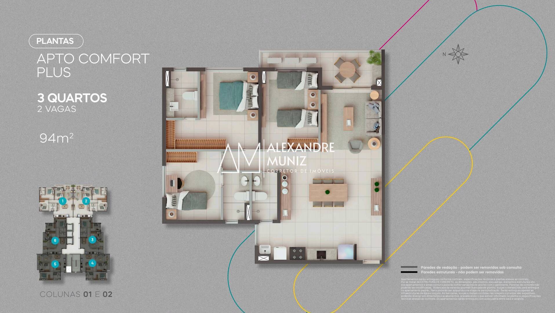 Apartamento à venda com 3 quartos, 68m² - Foto 18