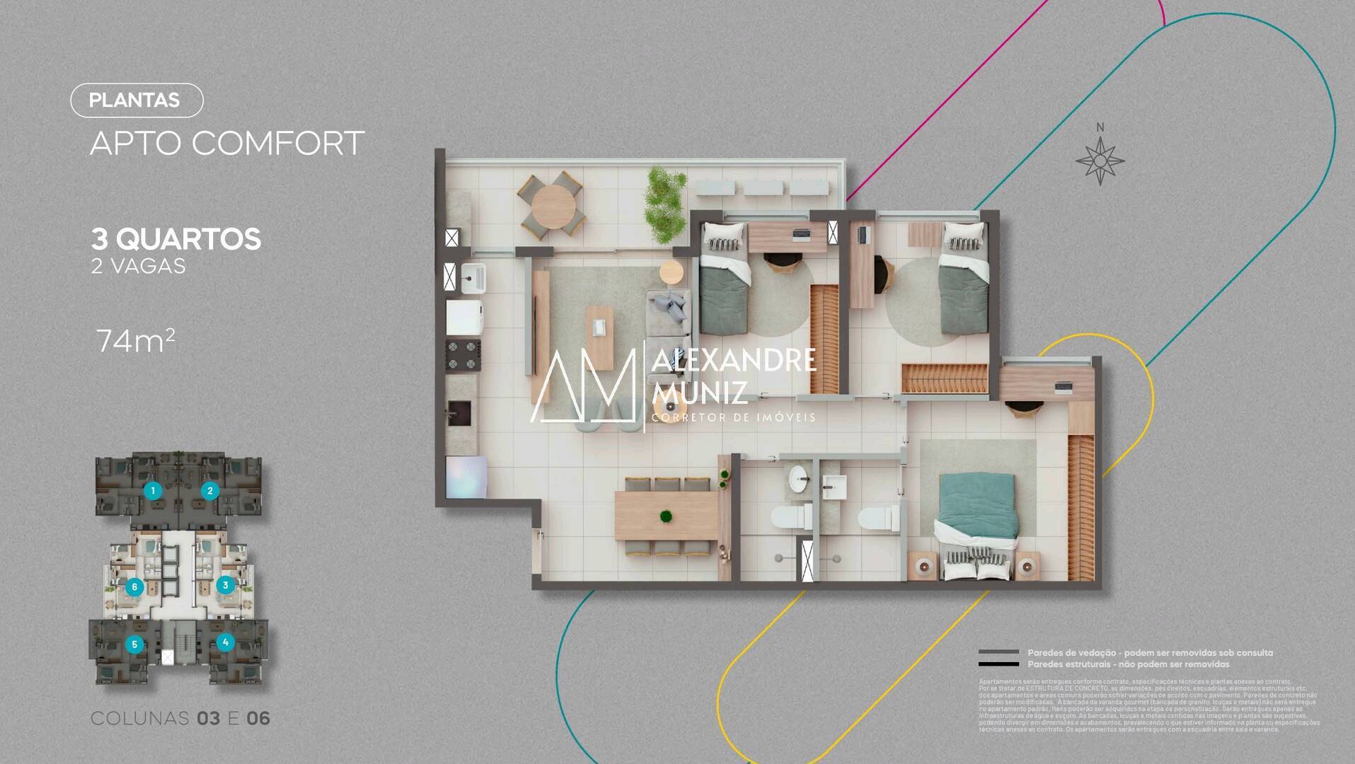 Apartamento à venda com 3 quartos, 68m² - Foto 20