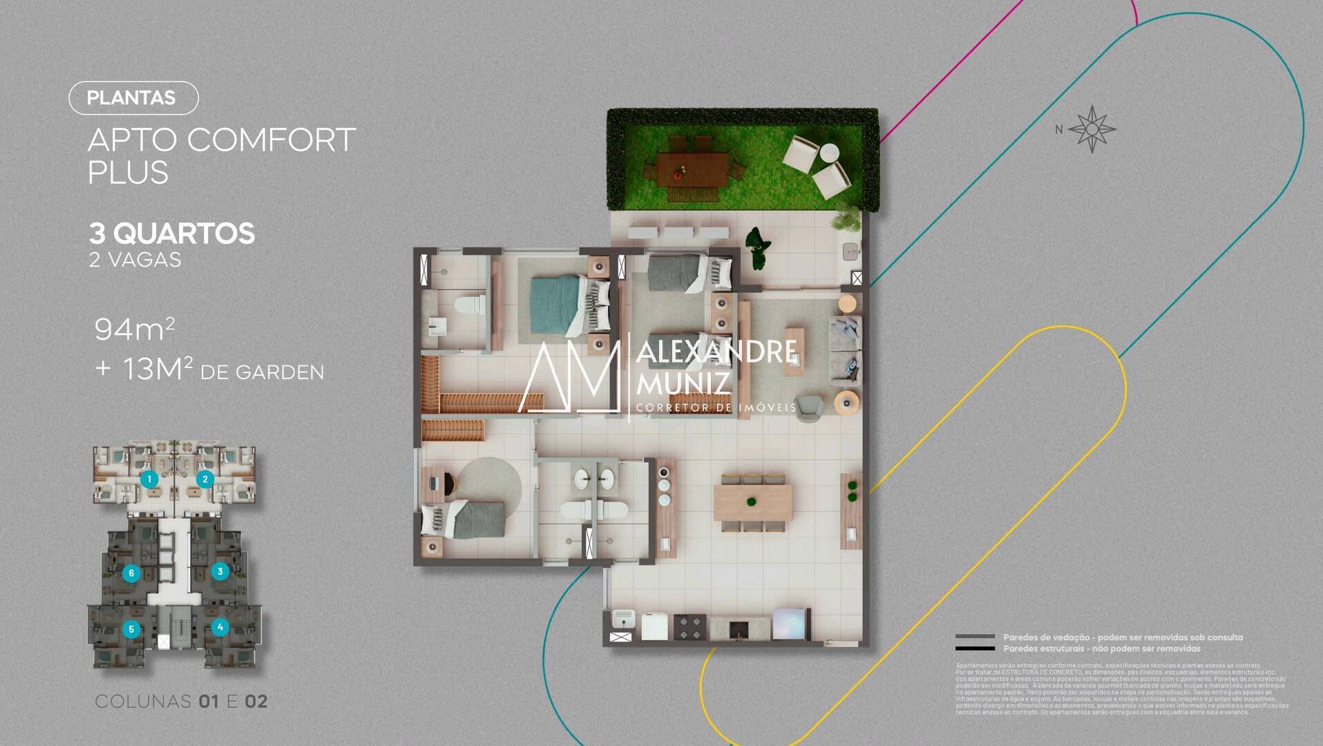 Apartamento à venda com 3 quartos, 68m² - Foto 26