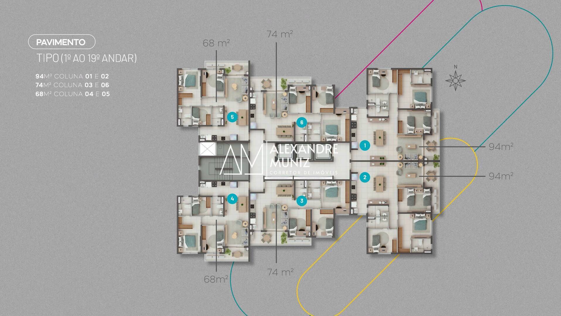 Apartamento à venda com 3 quartos, 68m² - Foto 28