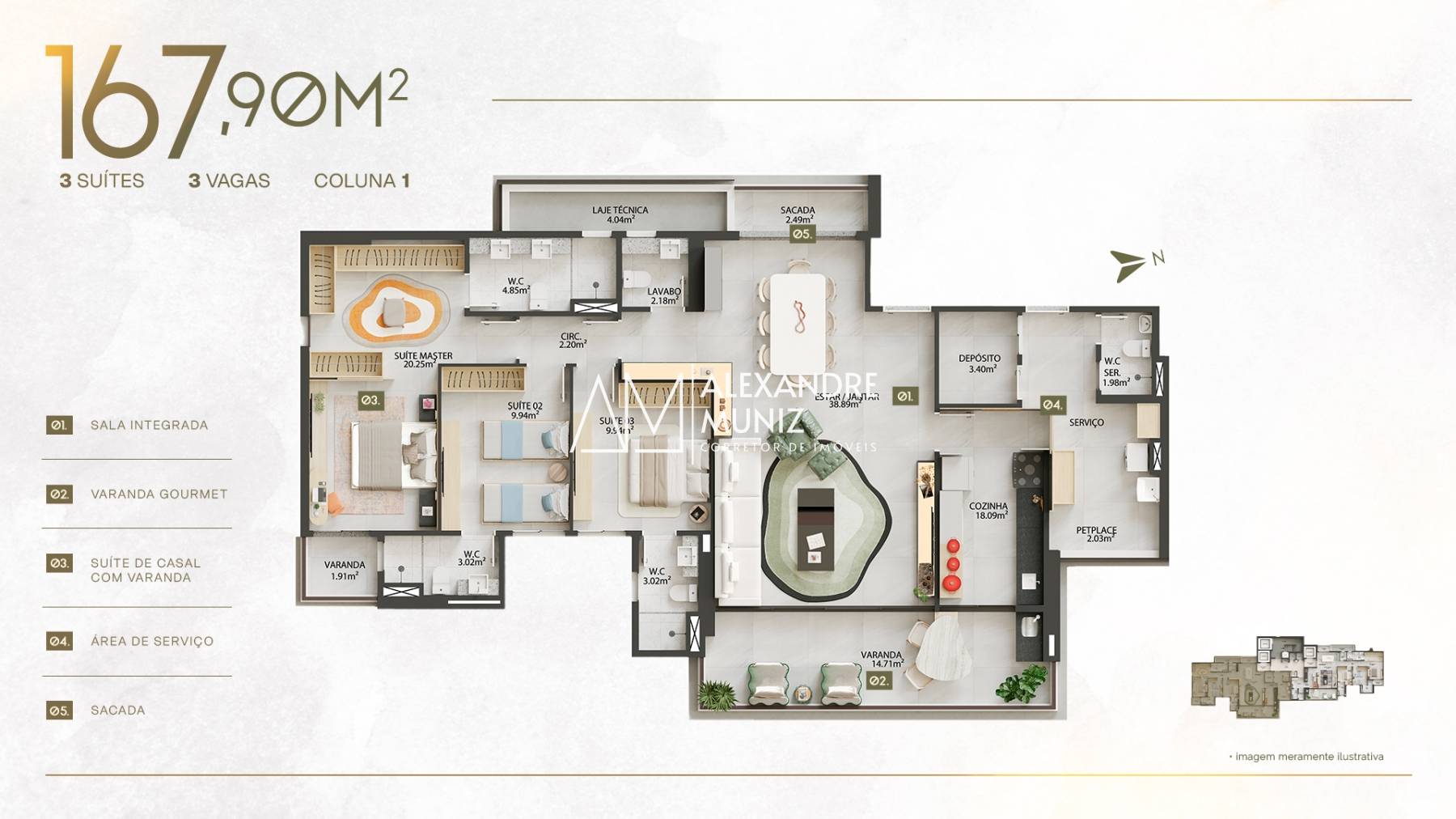 Aura Leonardo Mota, apartamentos à venda na Aldeota, Fortaleza-CE.