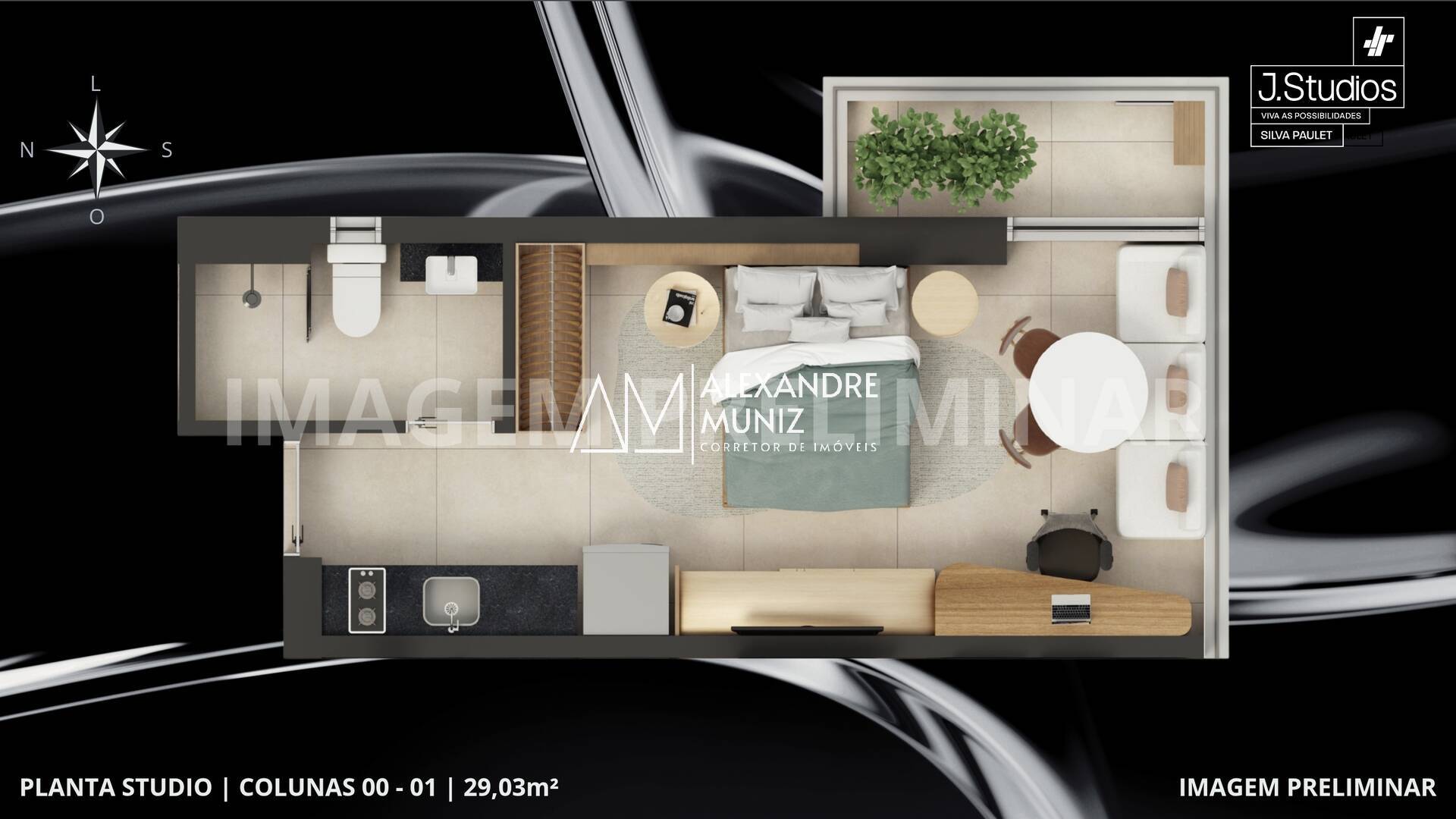 Apartamento, 1 quarto, 23 m² - Foto 18