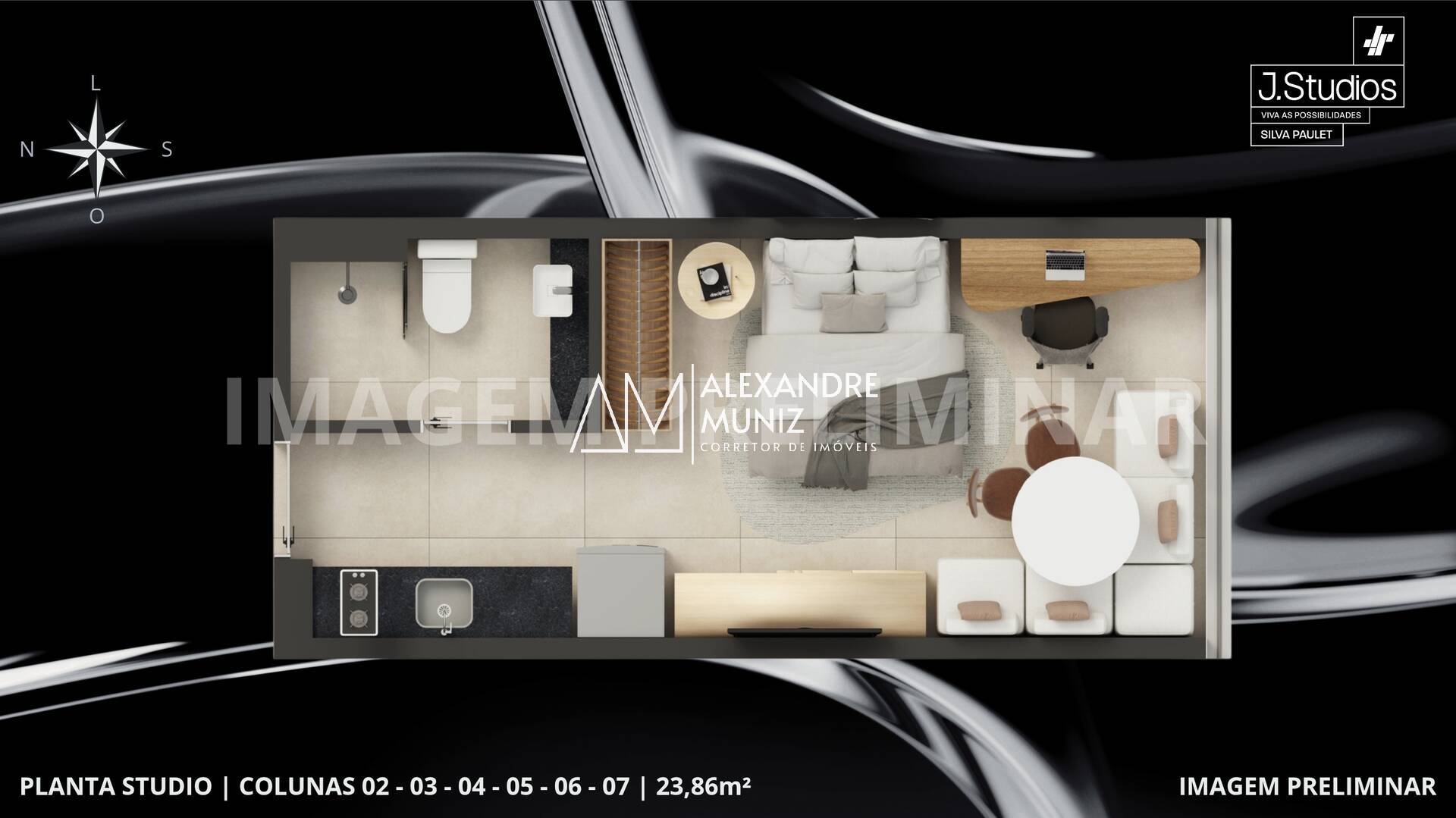 Apartamento, 1 quarto, 23 m² - Foto 19